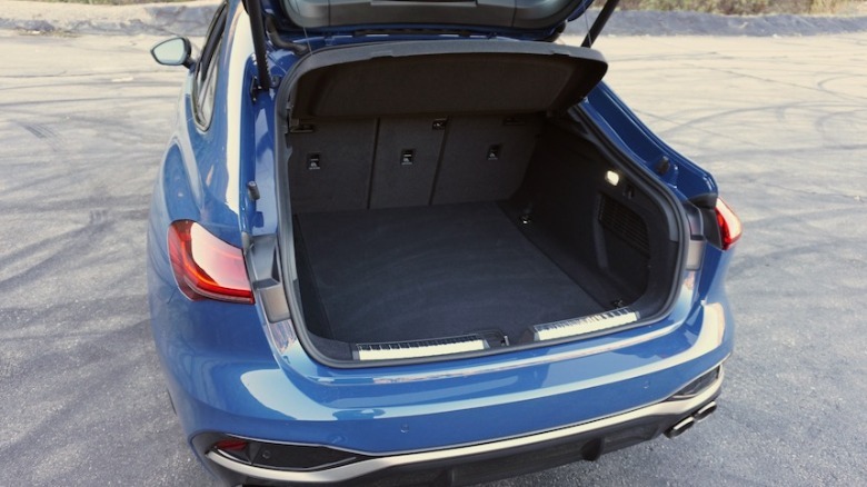 2025 Audi S5 rear cargo area