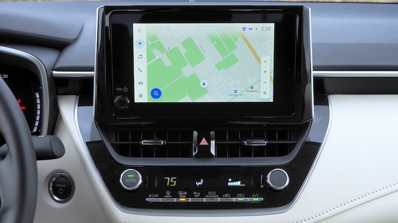 Infotainment touchscreen