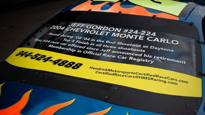 Jeff Gordon's 24 race car