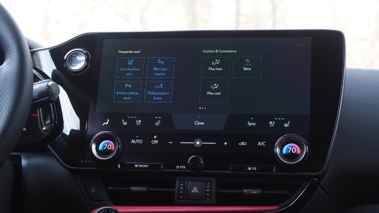 2022 Lexus NX infotainment
