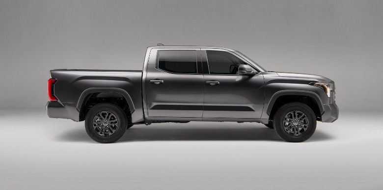 2024 Toyota Tundra side view showroom display