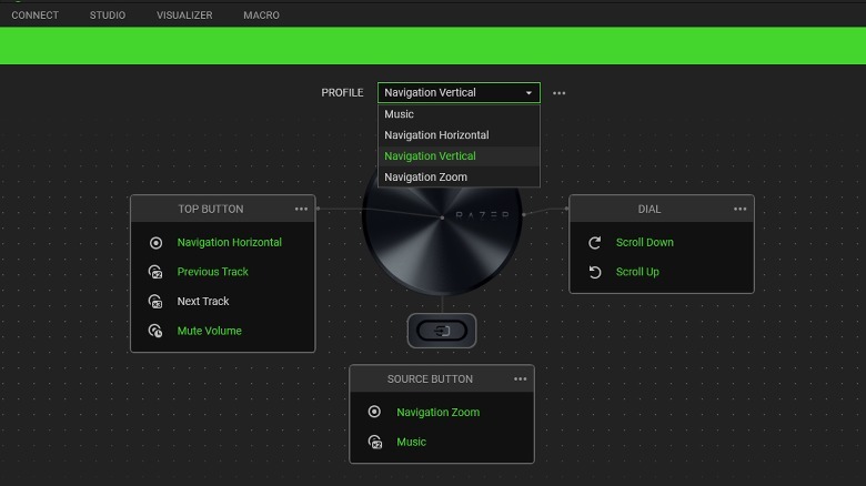 Razer Wireless Control Pod Synapse profiles