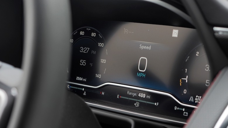 Tahoe driver display