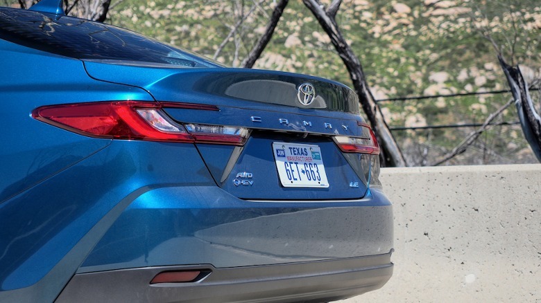 Camry rear close-up