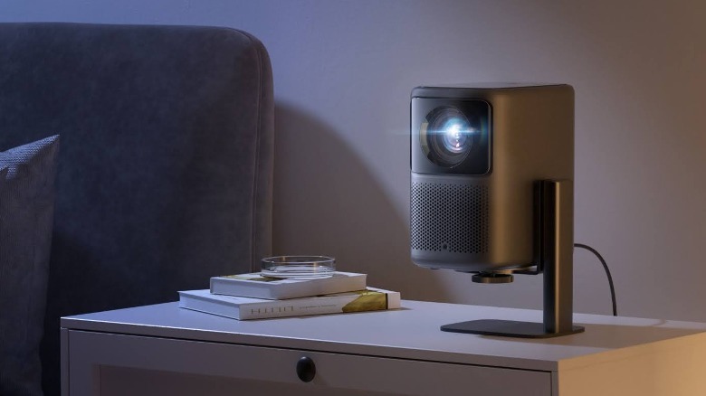 Dangbei N2 projector on end table