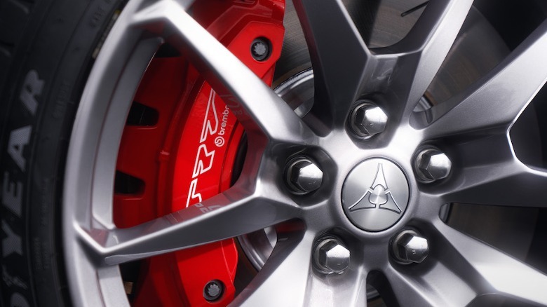 Wheel and brake detail