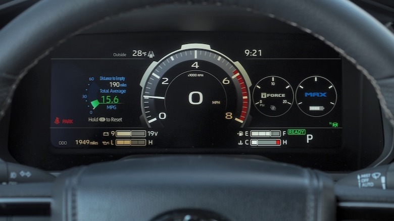 Digital gauge cluster