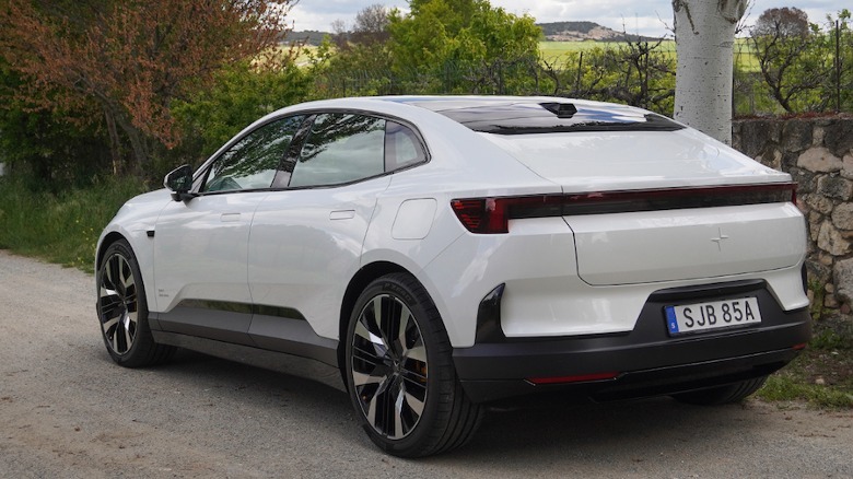 2025 Polestar 4 rear three-quarters