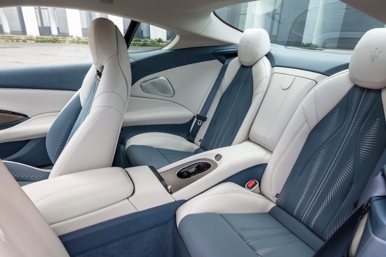 GranTurismo Folgore rear seats