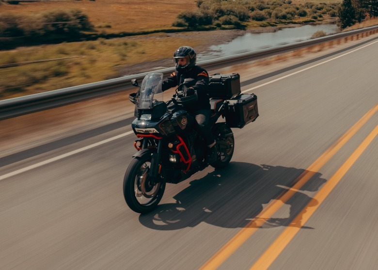 2025 Harley-Davidson CVO Pan America in motion